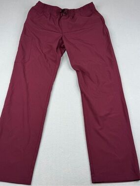 JAANUU ULTRAlite Rhodes Scrub Pants Men’s Medium Burgundy Stretch M20016